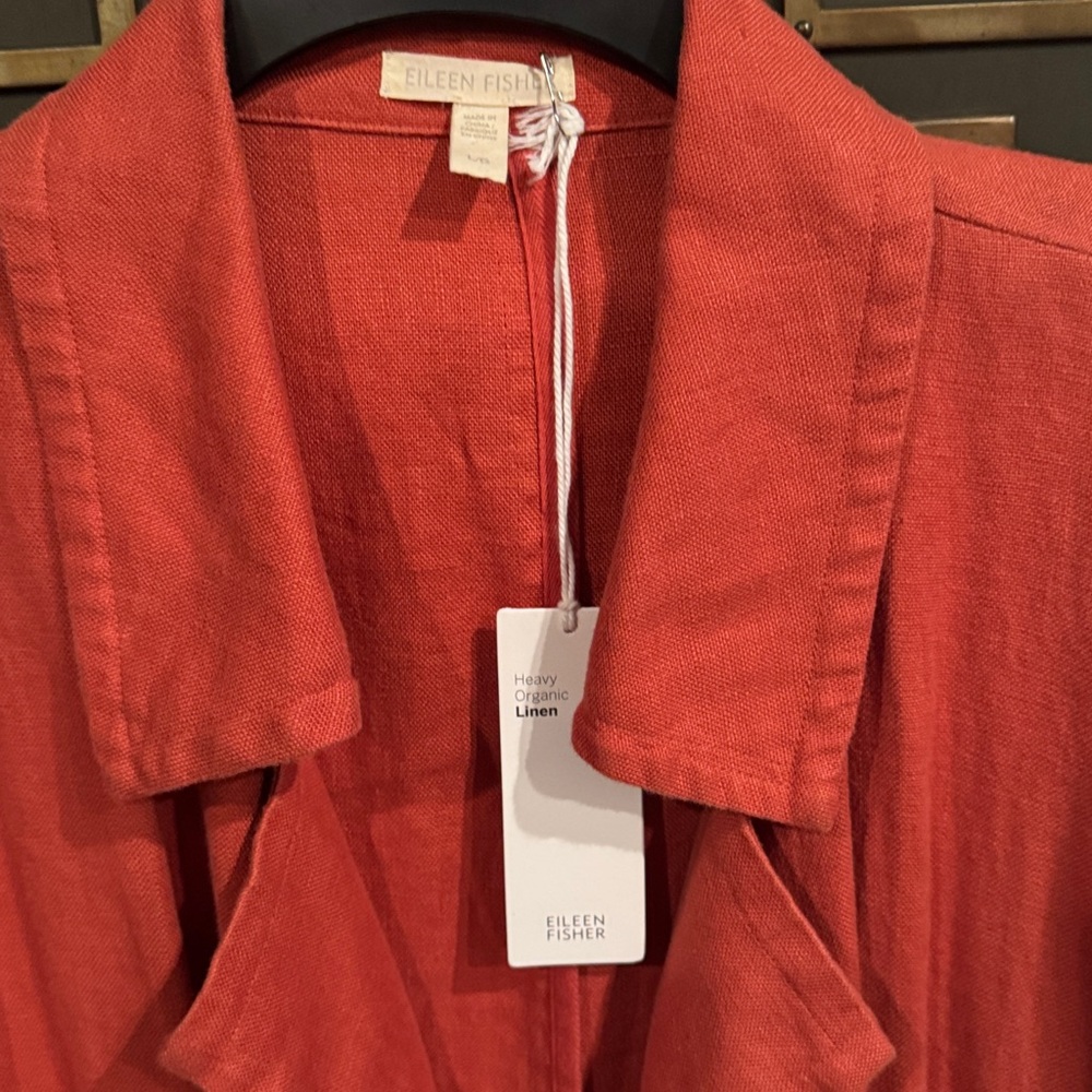Eileen fisher linen coat/duster - Picture 3 of 6